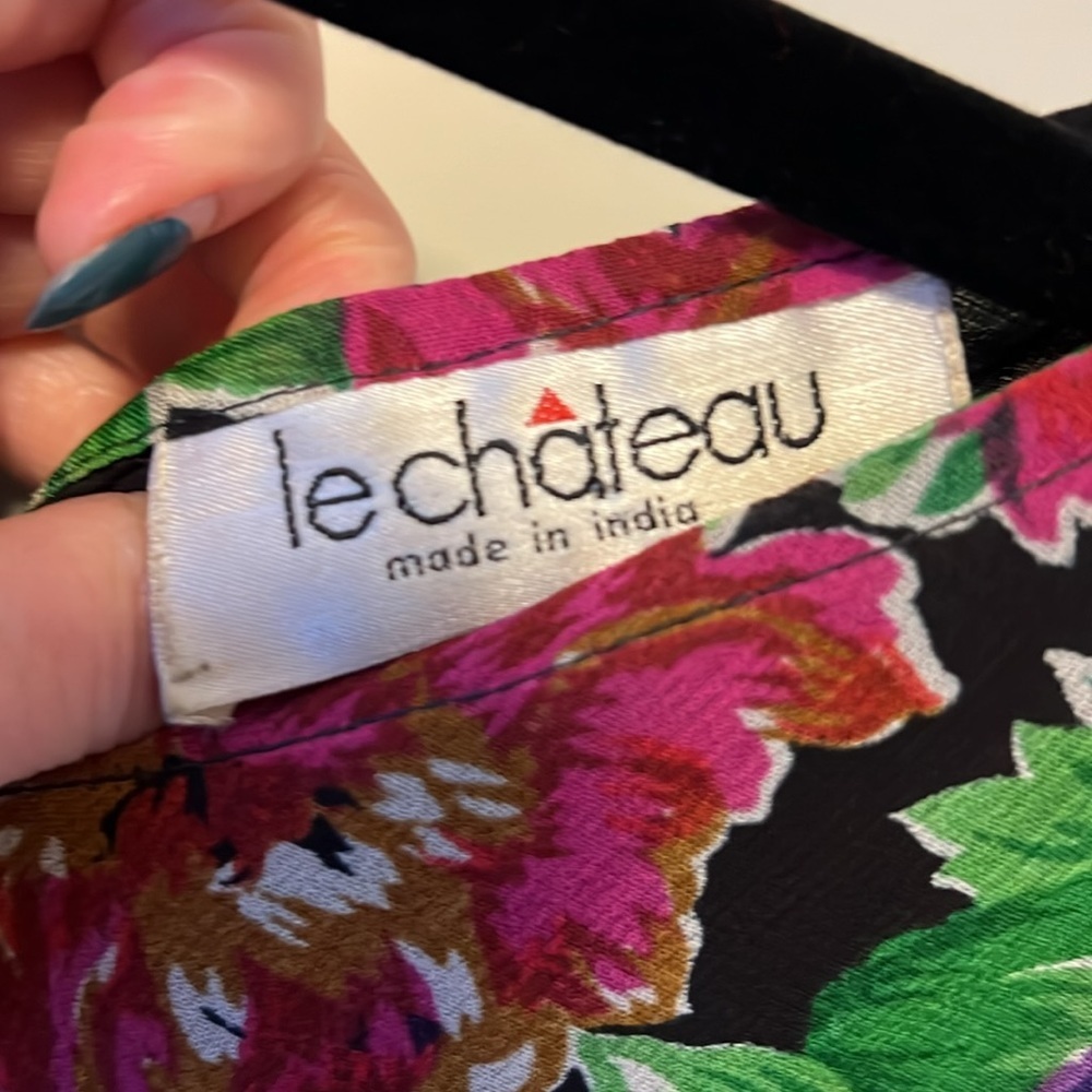 Le Chateau Floral Mini Dress - Picture 5 of 10